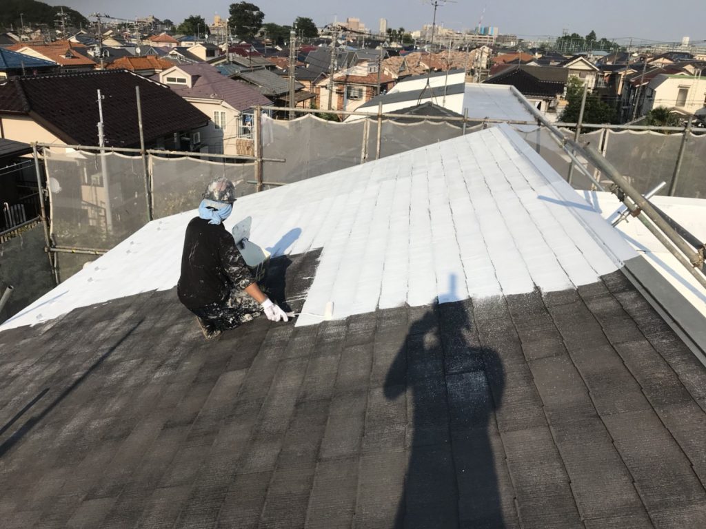 東久留米市　住宅屋根塗装