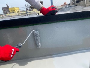 東京都豊島区　屋上防水塗装工事