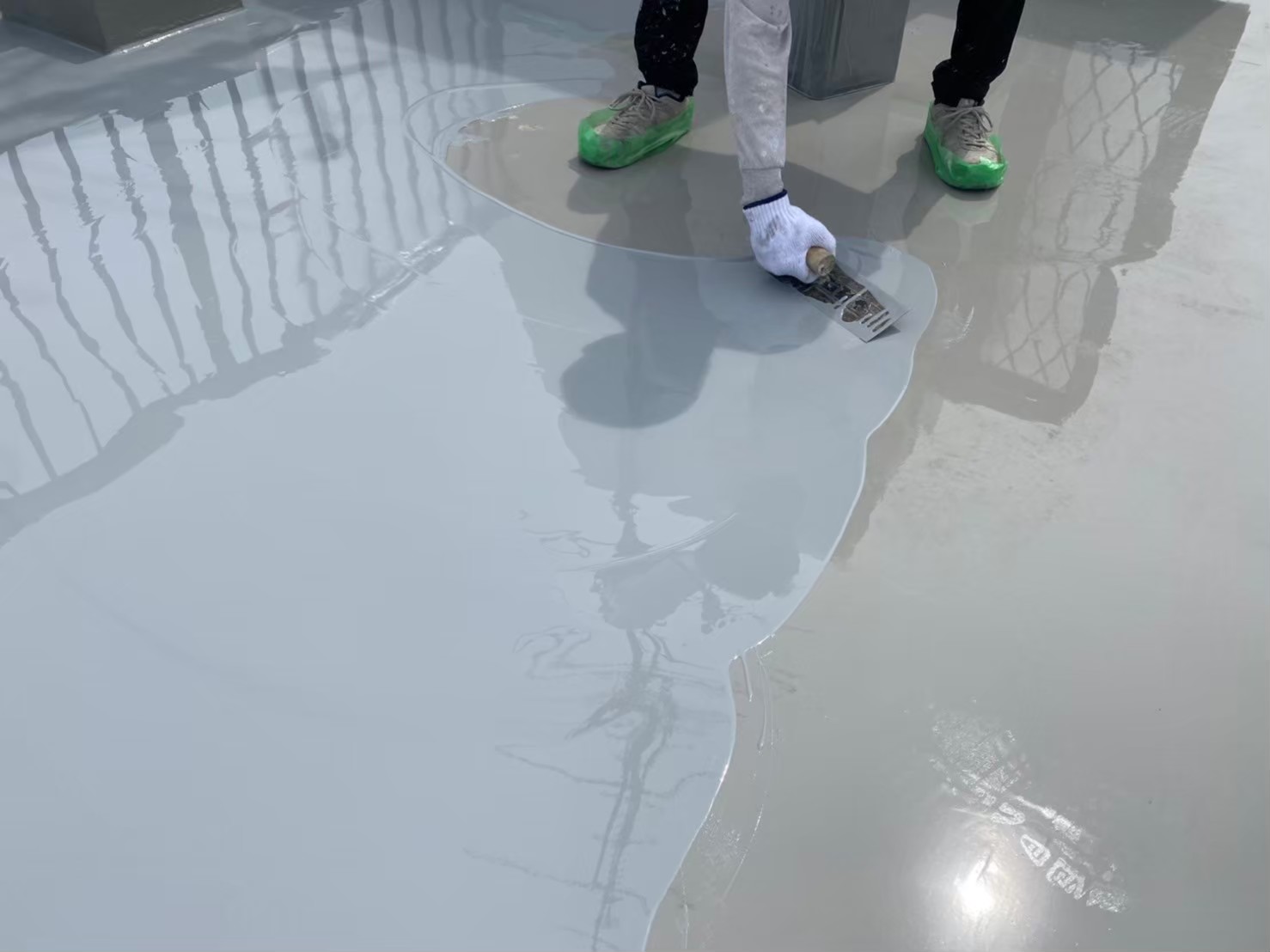 東京都豊島区　屋上防水塗装工事