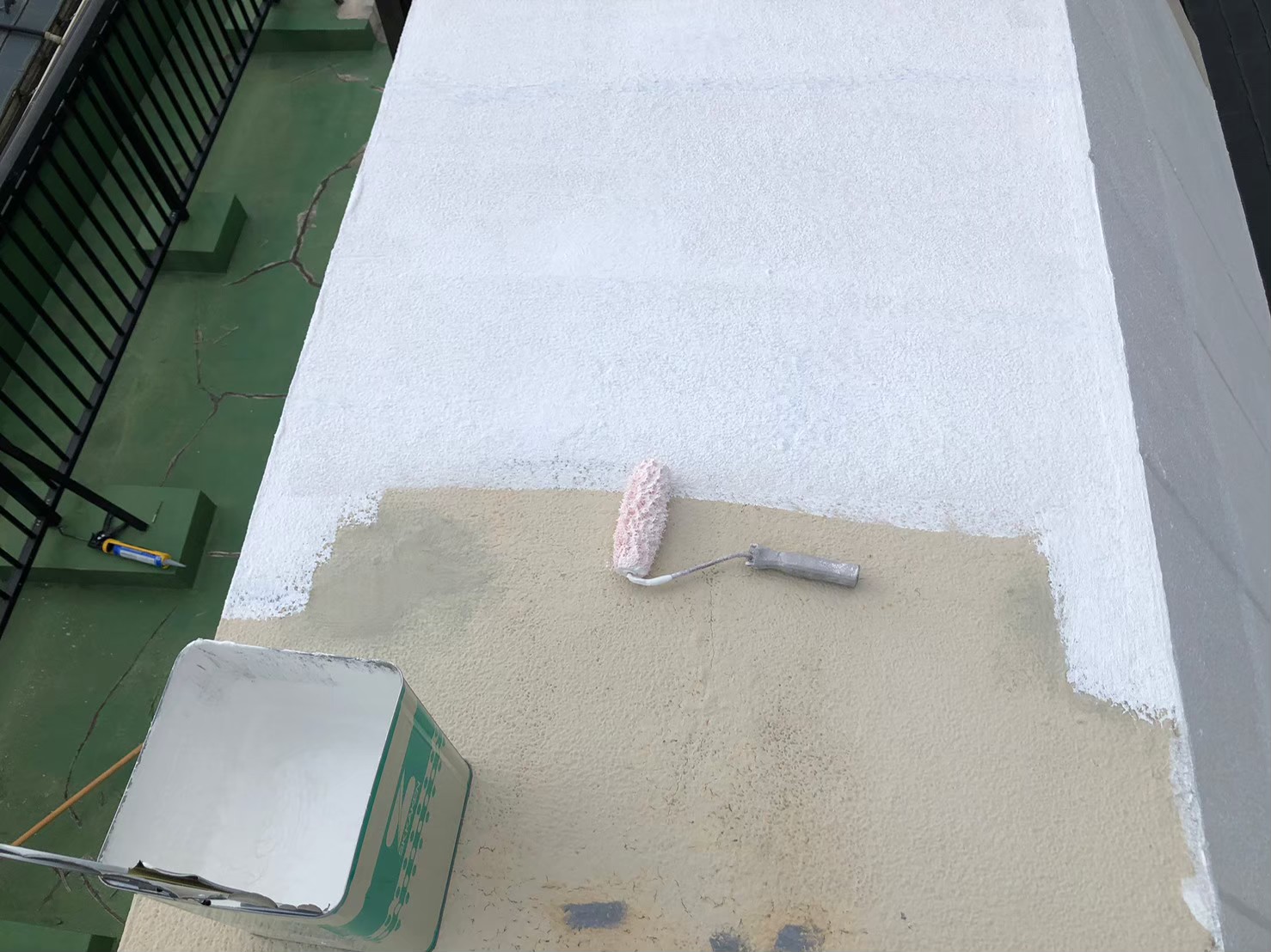 東京都豊島区　屋上防水塗装工事